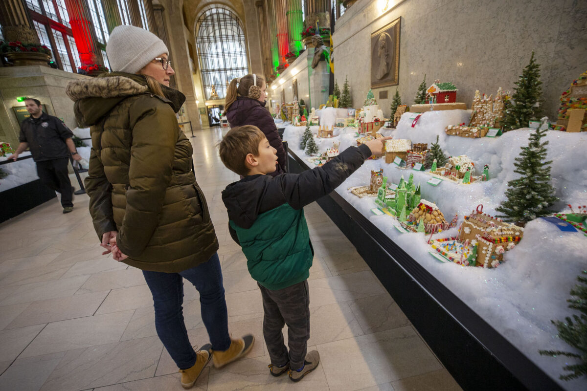 Love Christmas stuff? Pittsburgh gingerbread house contest display back