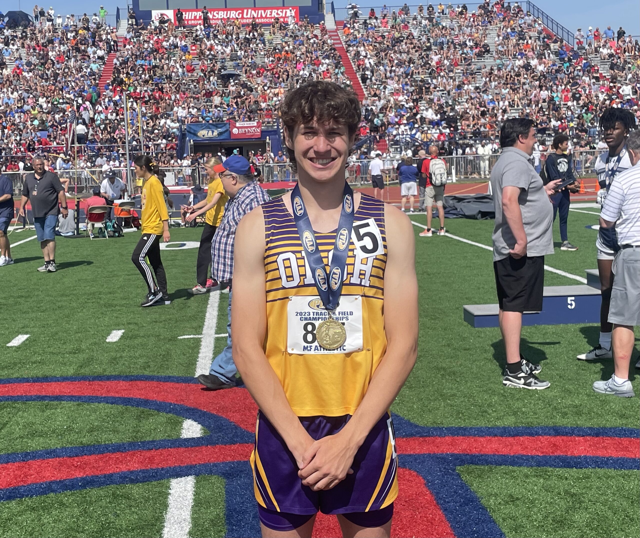 PIAA boys track and field championships Hailing from a basketball