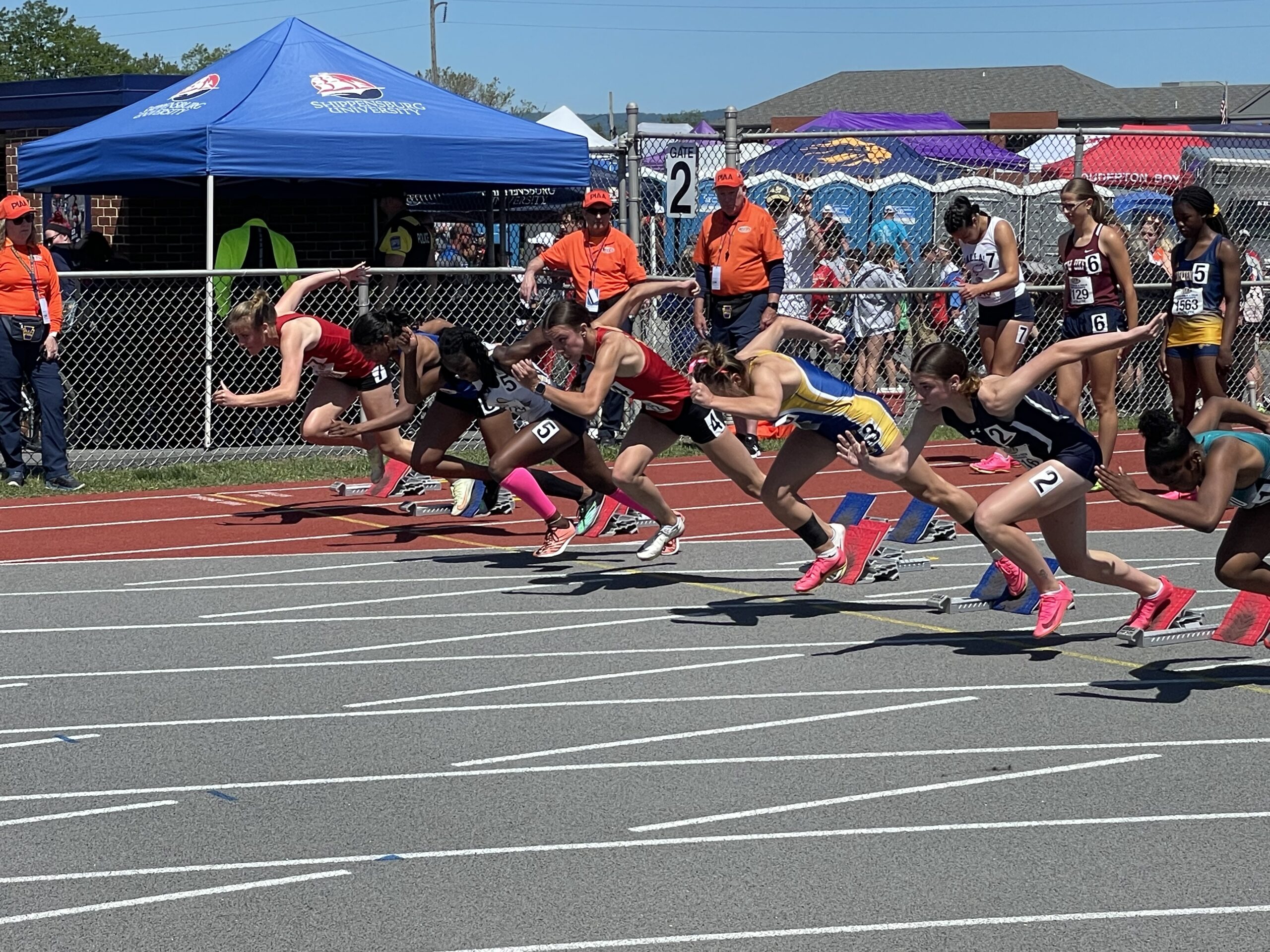 PIAA girls track and field championships Despite being a stranger to