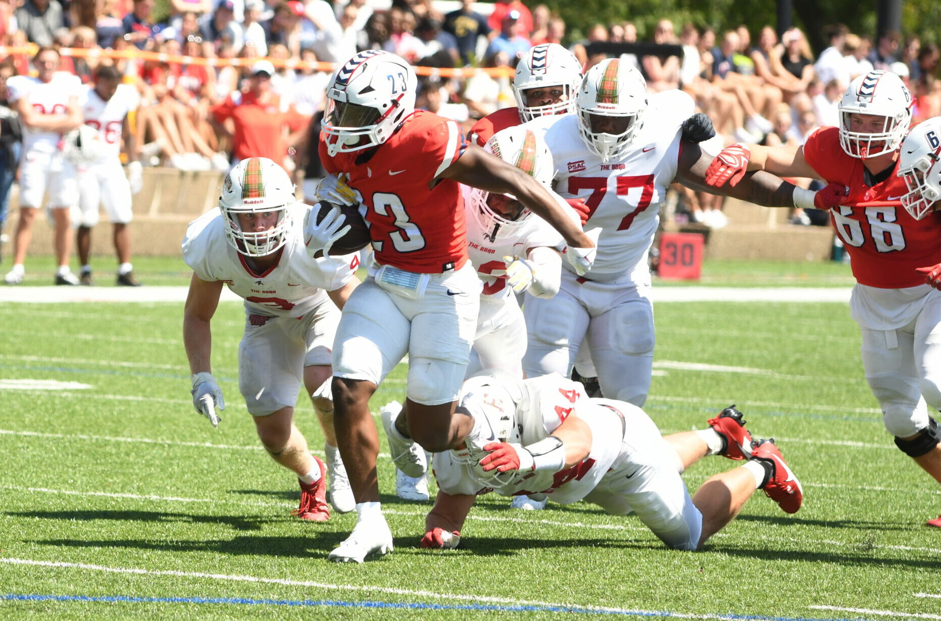 District college football Duquesne dominates opener at home against