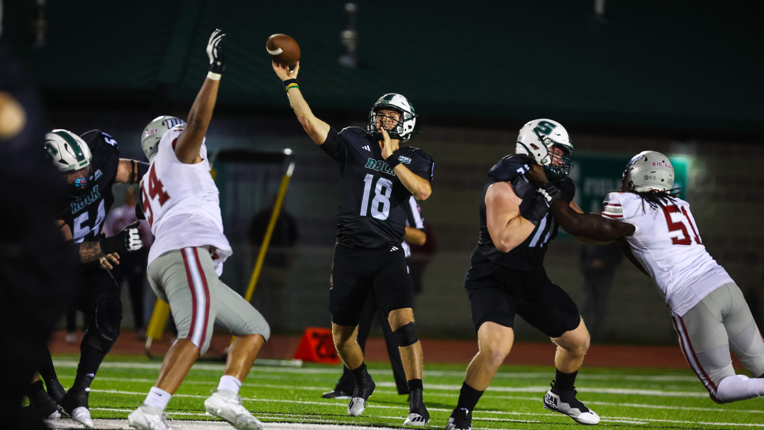 District college football No. 12 Slippery Rock runs over IUP for first