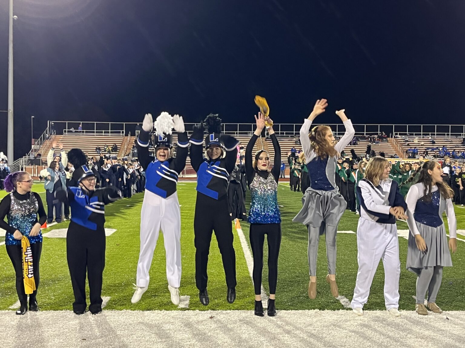 On a high note PIMBA's Moon championships close out district marching