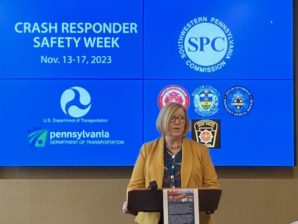 A Crash Responder Safety Week reminder Slow down, move over near