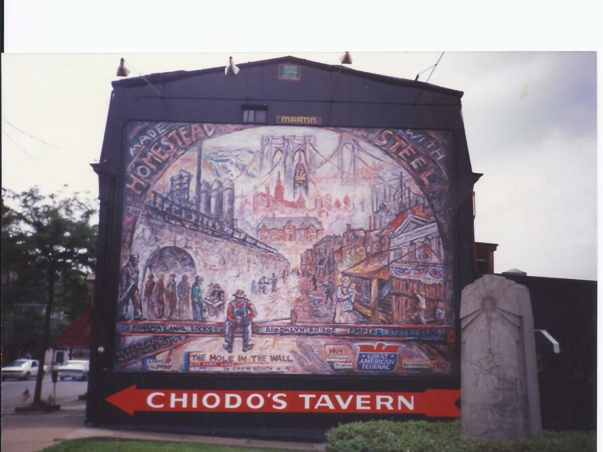 Homestead fundraiser channels the spirit and Mystery Sandwich of the late great Chiodo’s Tavern to restore a steely mural